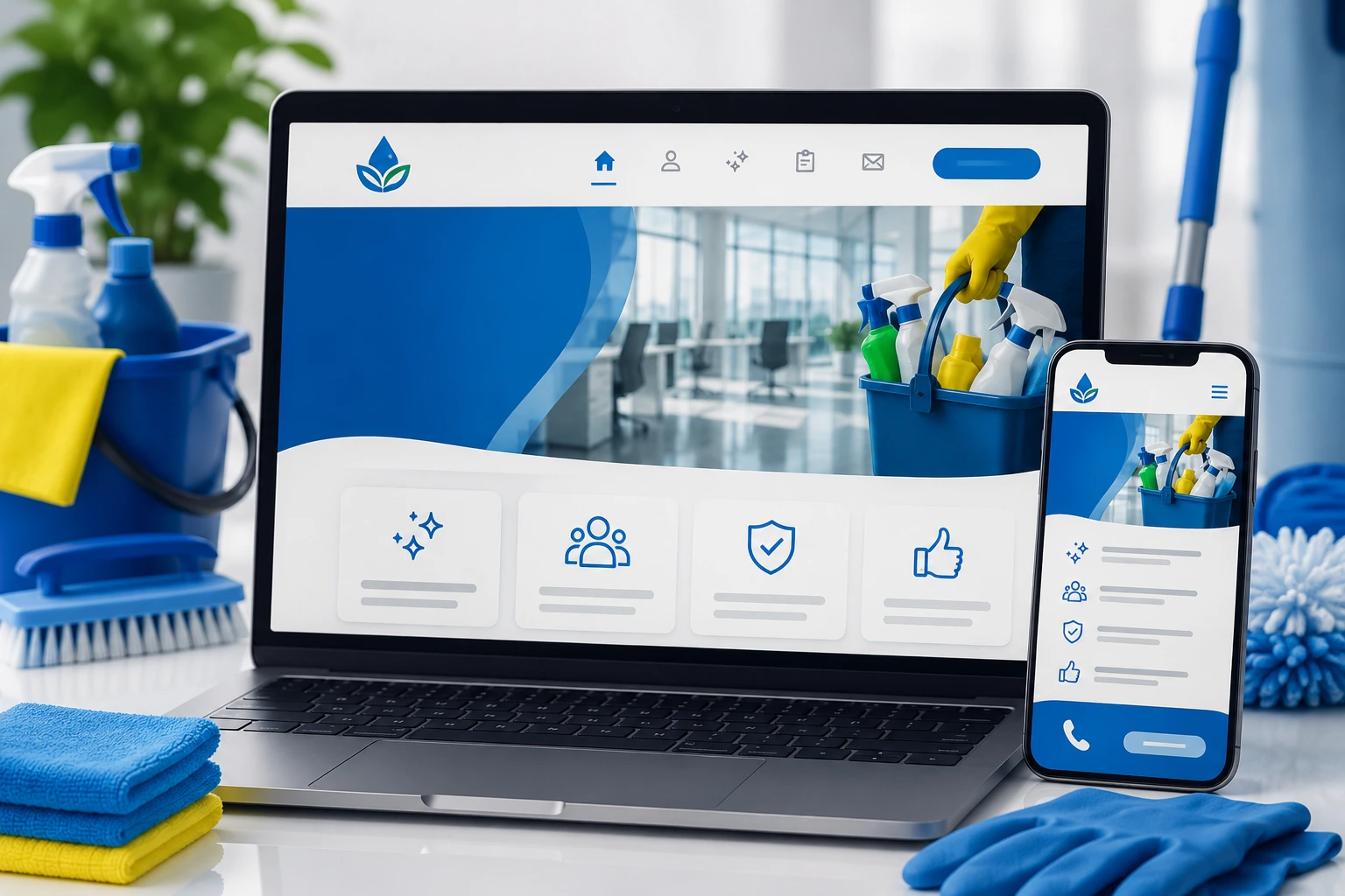 site para empresa de limpeza