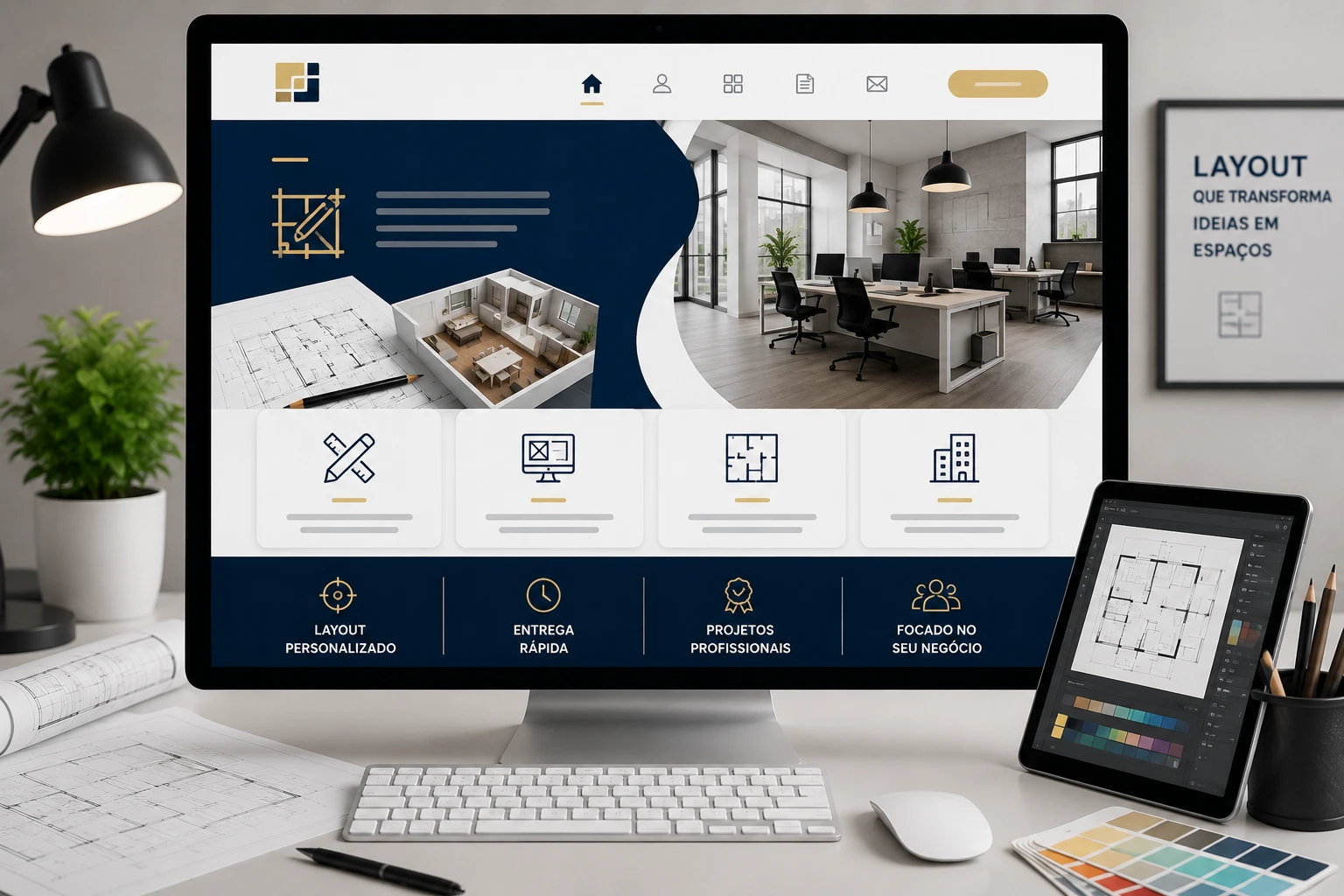 site para fazer layout gratis